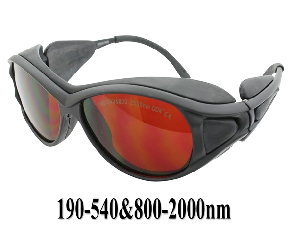 Laser Safety Goggles EP-1 190nm-540nm & 800nm-2000nm OD4 Protective Glasses